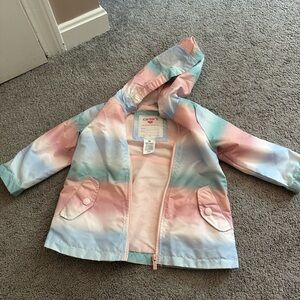 Carter's Kids Pastel Rainbow Raincoat